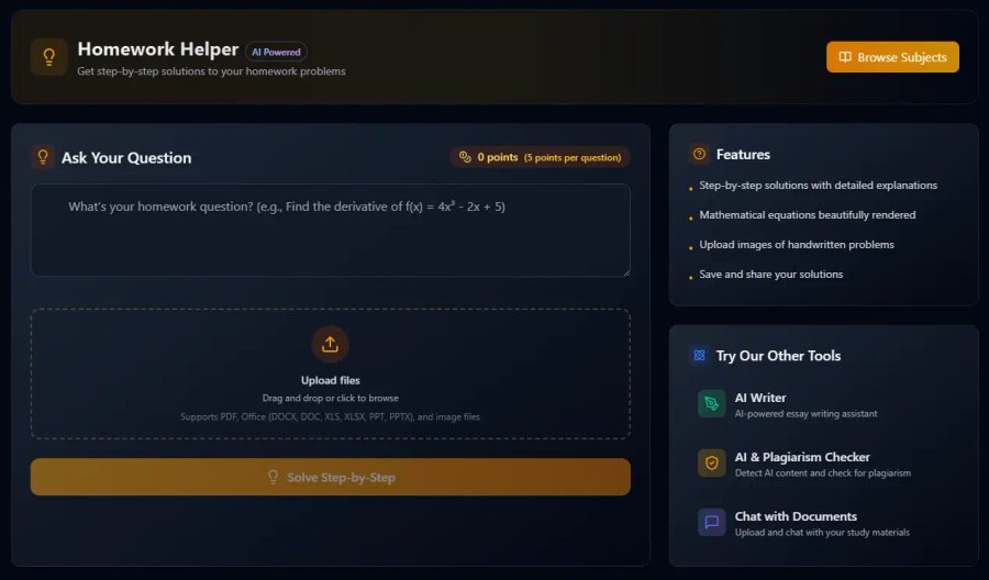 AI Homework Helper Transforms
