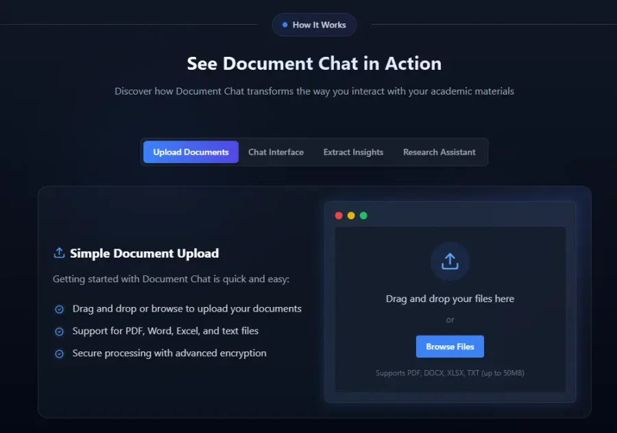 Image: upload and chat with pdf