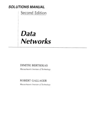 Solution Manual For Data Networks, 2nd Edition