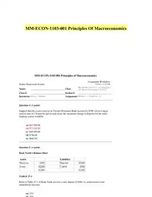 MM-ECON-1103-001 Principles Of Macroeconomics