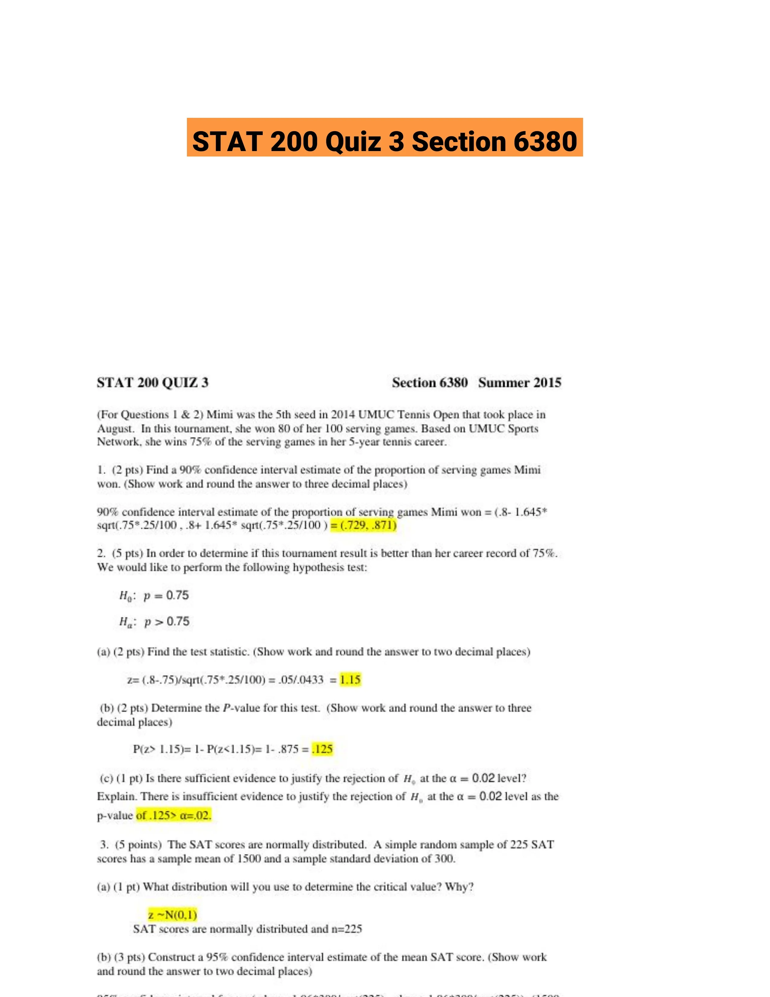 STAT 200 Quiz 3 Section 6380