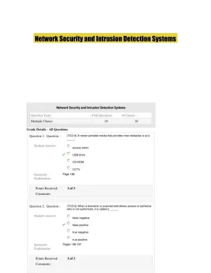 Network Security and Intrusion Detection Systems
