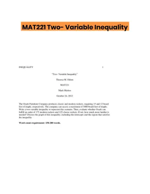 MAT221 Two- Variable Inequality