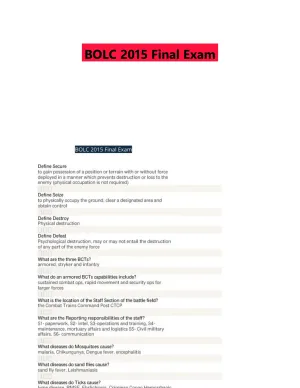 BOLC 2015 Final Exam