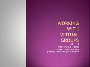 Final Global Business Plan Presentation - MGT 448