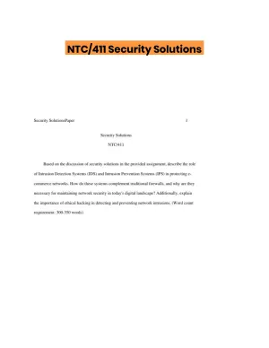 NTC/411 Security Solutions