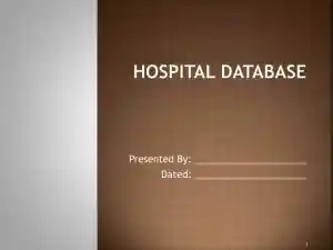 Hospital Database 2