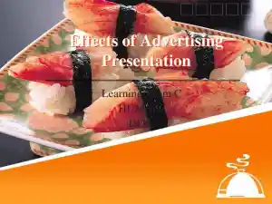 Effects Of Advertising Presentation 1