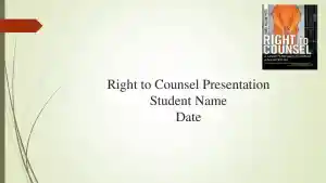 Right To Counsel Presentation