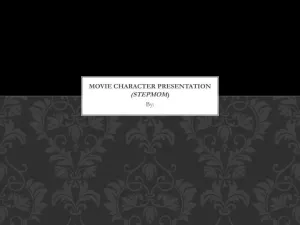 Movie Character Presentation (Stepmom)