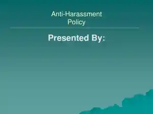 Anti-Harassment Policy