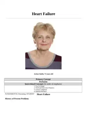 Heart Failure Case Study with Answers (23 Solved Questions)