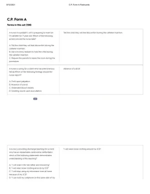 CP Form A Practice Exam With Answers (108 Solved Questions)