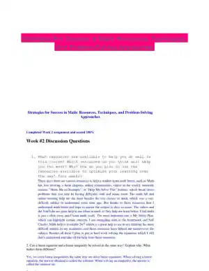 Strategies For Success In Math: Resources, Techniques, And Problem-Solving Approaches
