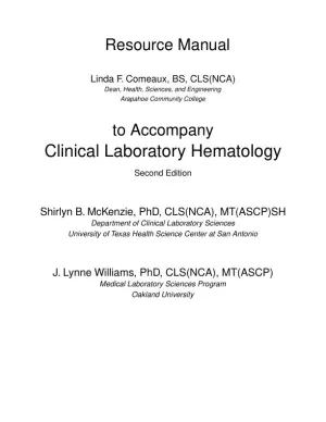 Solution Manual for Clinical Laboratory Hematology, 2nd Edition