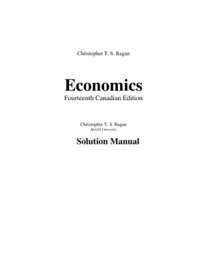 Macroeconomics, Fourteenth Canadian Edition Solution Manual