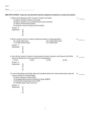 Nutrition: An Applied Approach, 4th Edition Test Bank