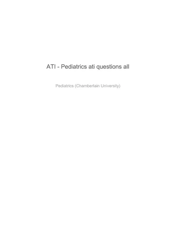 2022 ATI Leadership Proctored Exam with Answers (356 Solved Questions)