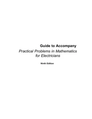 Solution Manual for Practical Problems in Mathematics for Electricians, 9th Edition