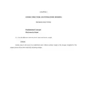 Solution Manual for Materials Science and Engineering: An Introduction, 10th Edition