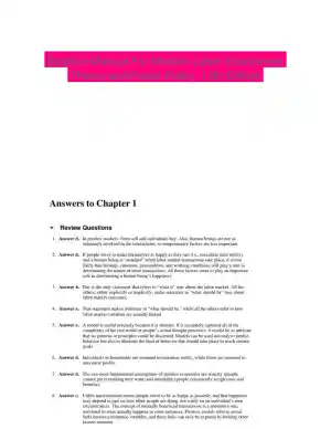 Solution Manual For Modern Labor Economics: Theory and Public Policy, 13th Edition