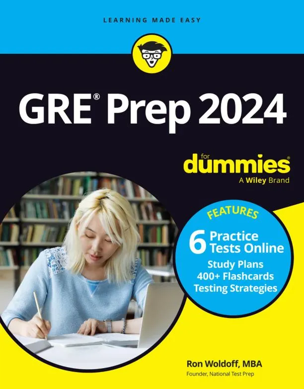 GRE Prep 2024 For Dummies with Online Practice (2023)