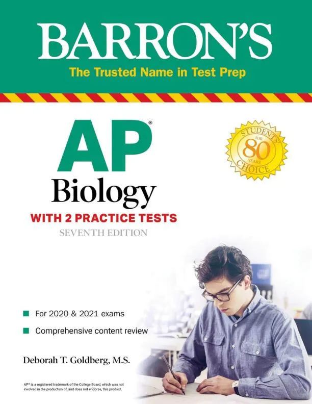 AP Biology: With 2 Practice Tests, 7th Edition (2020)