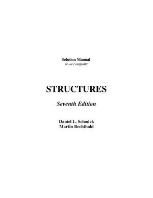 Solution Manual for Structures, 7th Edition