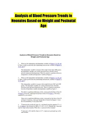 Analysis of Blood Pressure Trends in Neonates Based on Weight and Postnatal Age