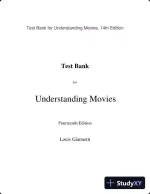 Test Bank for Understanding Movies, 14th Edition