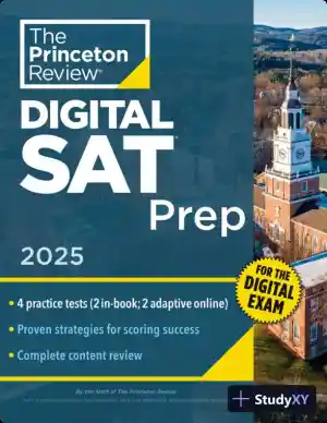 Princeton Review Digital SAT Prep, 2025: 4 Full-Length Practice Tests (2024)