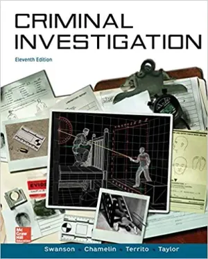 Cover of Criminal Investigation by Charles Swanson, Neil Chamelin, Leonard Territo, Robert W Taylor