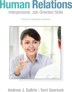 Cover of Human Relations: Interpersonal, Job-Oriented Skills by Terri M. Geerinck, Andrew J. DuBrin