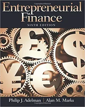 Cover of Entrepreneurial Finance by Philip J. Adelman, Alan M. Marks
