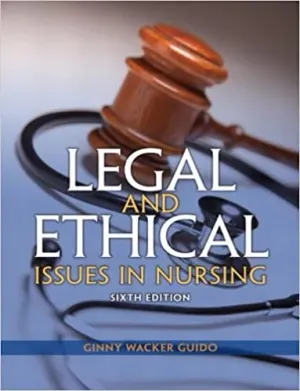 Cover of Legal And Ethical Issues In Nursing by Ginny Guido
