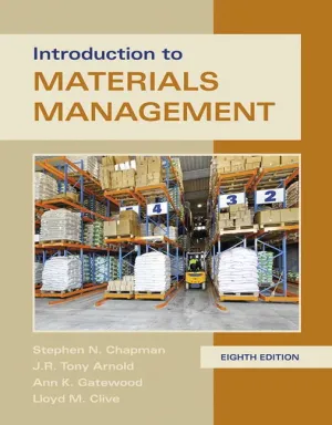 Cover of Introduction To Materials Management by Steve Chapman, Tony K. Arnold, Ann K. Gatewood, Lloyd Clive