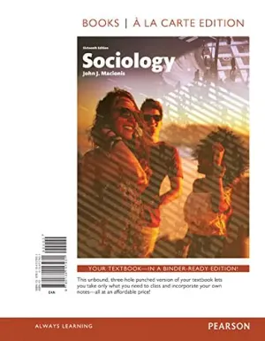 Cover of Sociology by John J. Macionis, Linda M. Gerber