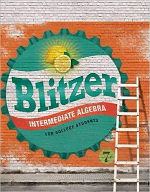 Cover of Intermediate Algebra For College Students by Robert F. Blitzer