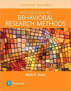 Cover of Introduction To Behavioral Research Methods by Mark R. Leary