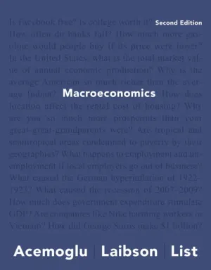 Cover of Macroeconomics by Daron Acemoglu, David Laibson, John List