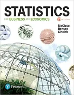 Statistics For Business And Economics by James T. McClave, P. George Benson, Terry Sincich - Image 1