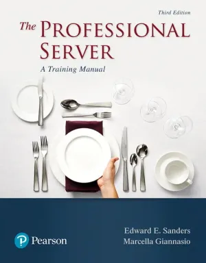 Cover of Professional Server, The: A Training Manual by Edward E. Sanders, Marcella Giannasio