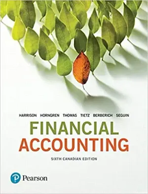 Cover of Financial Accounting by Charles T. Horngren, C. William Thomas Walter T. Harrison Jr.
