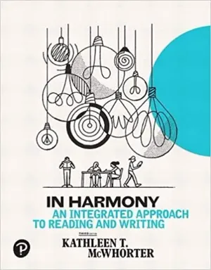 Cover of In Harmony: Reading And Writing by Kathleen T. McWhorter