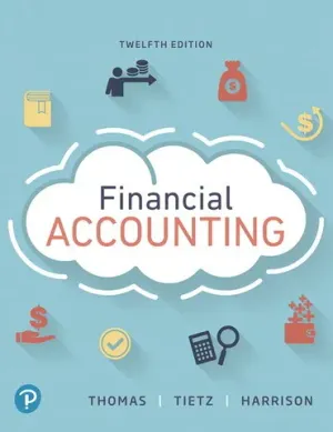 Cover of Financial Accounting by C William Thomas, Wendy M. Tietz, Walter T. Harrison