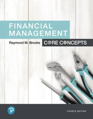 Cover of Financial Management: Core Concepts by Raymond Brooks