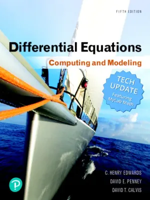 Cover of Differential Equations: Computing And Modeling (Tech Update) by C. H. Edwards, David E. Penney, David Calvis