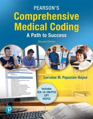 Cover of Pearson's Comprehensive Medical Coding by Lorraine M. Papazian-Boyce