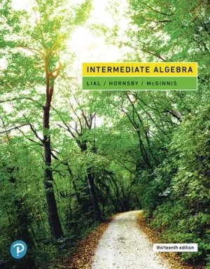 Cover of Intermediate Algebra by Margaret L. Lial, John Hornsby, Terry McGinnis
