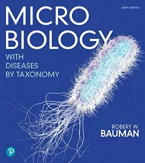 Cover of Microbiology With Diseases By Taxonomy by Robert W. Bauman